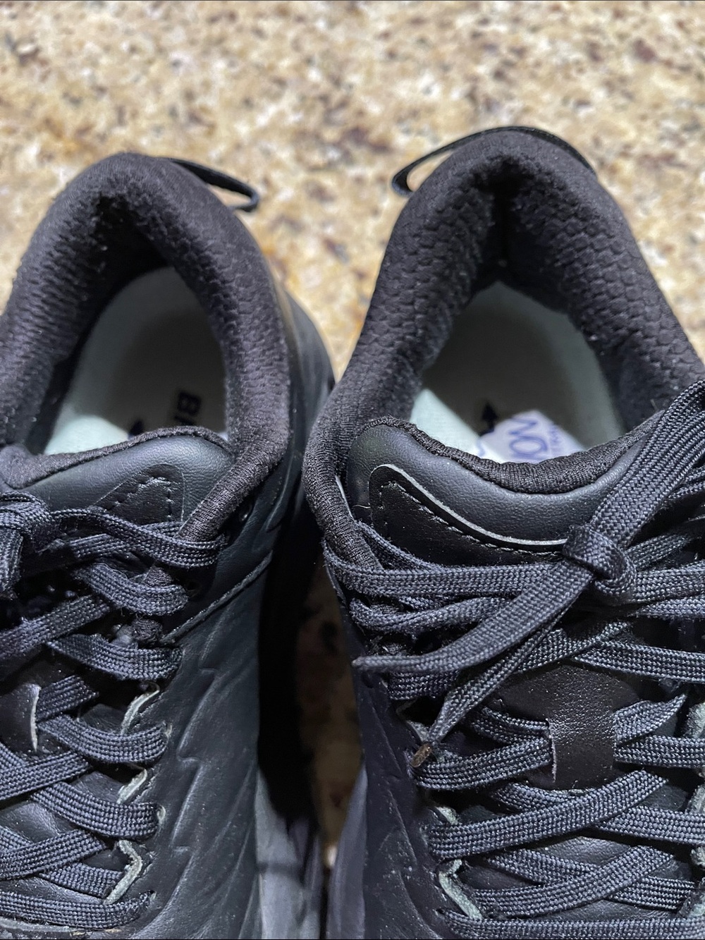 Hoka Bondi SR Men's Black Athletic Sneakers - Casual Comfort - Picture 2 of 11
